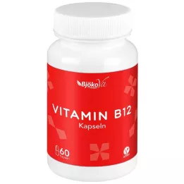 Vitamina B12 Cápsulas veganas 1,000 microgramos metilcobalamina, 60 pz