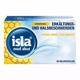 ISLA MED Pastillas de miel de cítricos picantes, 50 uds