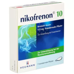 NIKOFRENON 10 Heumann Transdermal Pavement, 7 pz