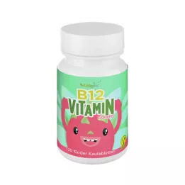 Tabletas masticables de niños vitaminas B12, 120 pz