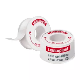 LEUKOPLAST Piel sensible 2,5 cm x 2,6 m con vendaje protector, 1 pieza