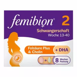 FEMIBION Paquete combinado de 2 productos para el embarazo, 2 x 56 unidades