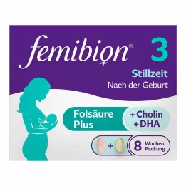 FEMIBION Paquete combinado de 3 productos para la lactancia materna, 2 x 56 piezas
