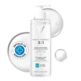 VICHY PURETE Fluido Micelar Mineral Térmico sens., 400 ml