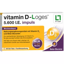 VITAMIN D-LOGES 5,600, es decir, Impuls Wochendepot KTA, 60 pz