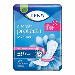 TENA LADY Plantillas discretas maxi, 12 piezas