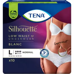 TENA SILHOUETTE Normal L Blanc, 10 pz