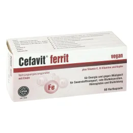 Cápsulas duras de ferrita Cefavit, 60 unidades