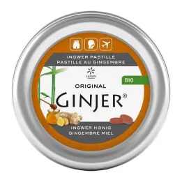 Pastillas de jengibre Ginjer miel orgánica, 40 g