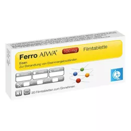 FERRO AIWA Comprimidos recubiertos con película de 100 mg, 20 uds