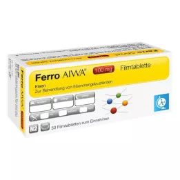 FERRO AIWA Comprimidos recubiertos con película de 100 mg, 50 uds