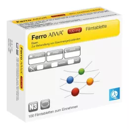 FERRO AIWA Comprimidos recubiertos con película de 100 mg, 100 uds