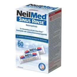 NEILMED Bolsa dosificadora de sal para enjuague nasal Sinus Rinse, 60 x 2,4 g