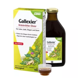 GALLEXIER Elixir amargo de hierbas Salus Flü.z.E., 500 ml