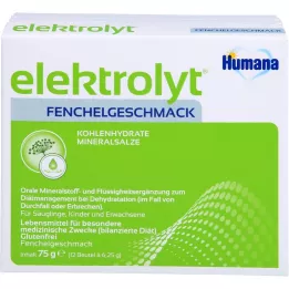 HUMANA Caja plegable de polvo de hinojo con electrolitos, 75 g
