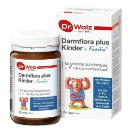 Flora intestinal más niños + polvo familiar, 68 g