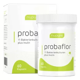 NUPURE probióticos probaflor para rehabilitación intestinal caps., 60 uds
