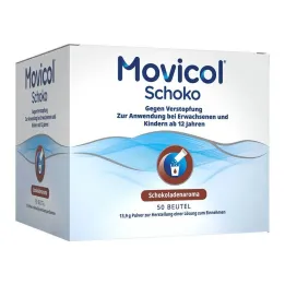 Movicol chocolate en polvo para solución herbaria oral, 50 piezas