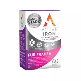 ACTIVE IRON Complejo de hierro y vitamina B plus, 60 uds