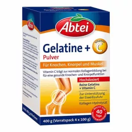 Abtei Gelatine Plus Vitamin C Powder, 400 g