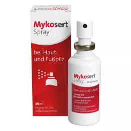 MYKOSERT Spray para hongos en la piel y los pies, 30 ml
