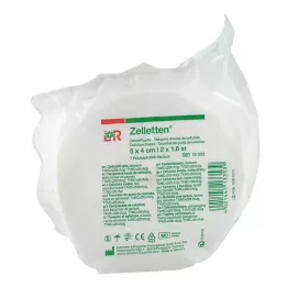 ZELLETTEN Hisopos de 4x5 cm con reducción de gérmenes, rollo de 500 uds
