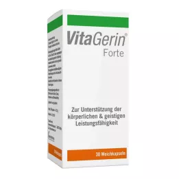 Cápsulas blandas de Vitägerin Forte, 30 pz