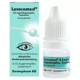 LEVOCAMED Suspensión de colirio de 0,5 mg/ml, 4 ml