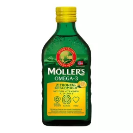 MÖLLERAceite Omega-3 sabor limón, 250 ml