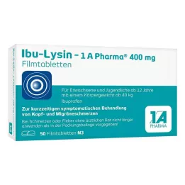 IBU-LYSIN 1A Pharma 400 mg comprimidos recubiertos con película, 50 uds