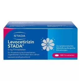 LEVOCETIRIZIN STADA Comprimidos recubiertos con película de 5 mg, 100 uds