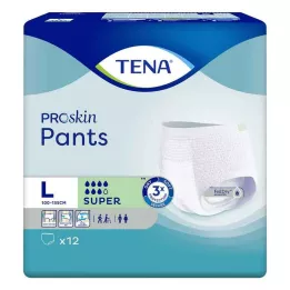 TENA PANTS Pantalones desechables super L, 12 piezas