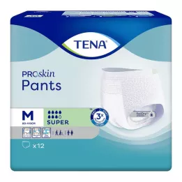 TENA PANTS Pantalones desechables Super M, 12 piezas