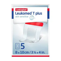 Leukomed® T plus piel sensible 8x10 cm, 5 st