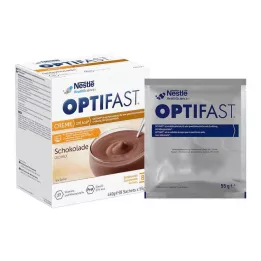 OPTIFAST Chocolate en polvo crema, 8 x 55 g