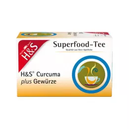 H&S CURCUMA PLUS Spices Spices Bag, 20x1.5 g