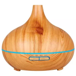 AROMA DIFFUSER Diseño de madera con LED, 1 pieza