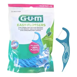 GUM Hilo dental Easy-Flossers incl. soporte, 90 piezas