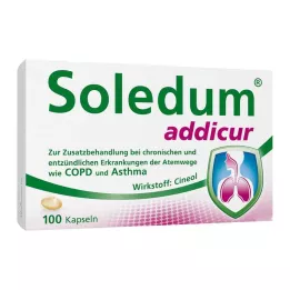 SOLEDUM addicur 200 mg cápsulas blandas gastrorresistentes, 100 uds