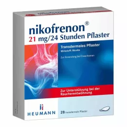 NIKOFRENON Parche transdérmico de 21 mg/24 horas, 28 uds