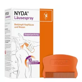 NYDA Spray antipiojos, 2X50 ml