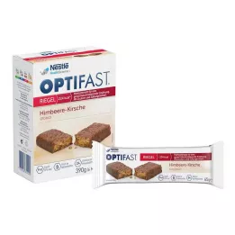 OPTIFAST Barrita de frambuesa y cereza, 6 x 65 g