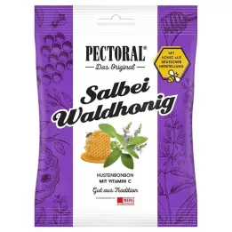 PECTORAL Bolsa de bombones de miel de salvia y bosque, 72 g