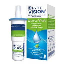 HYLO-VISION Gotas oftálmicas SafeDrop Vital, 10 ml