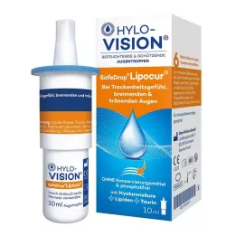 HYLO-VISION SafeDrop Lipocur Gotas para los ojos, 10 ml