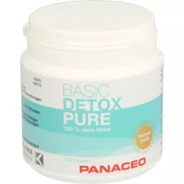 Panaceo Cápsulas puras de desintoxicación básicas, 100 pz