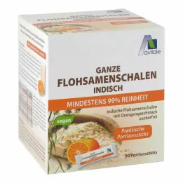 Conchas de semillas de pulgas Palitos indios naranja, 90 pz