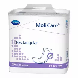 MOLICARE rectangular 4 gotas 20x60 cm, 50 uds
