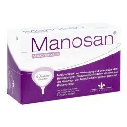 Tabletas Manosan (60 piezas)