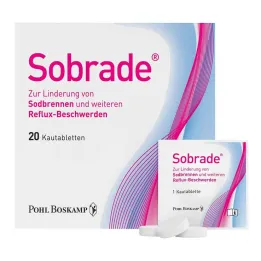 SOBRADE Comprimidos masticables, 20 uds